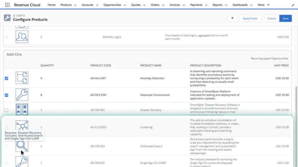 Salesforce Revenue Cloud - Combine Products and Services Salesforce Revenue Cloud - Combine Products and Services
